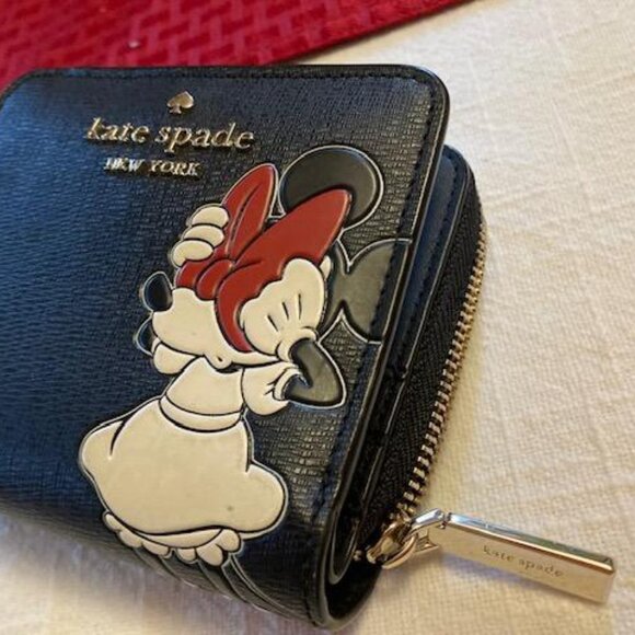 NEW!  Kate Spade New York Minnie Mouse Zip Around Wallet - Picture 2 of 7